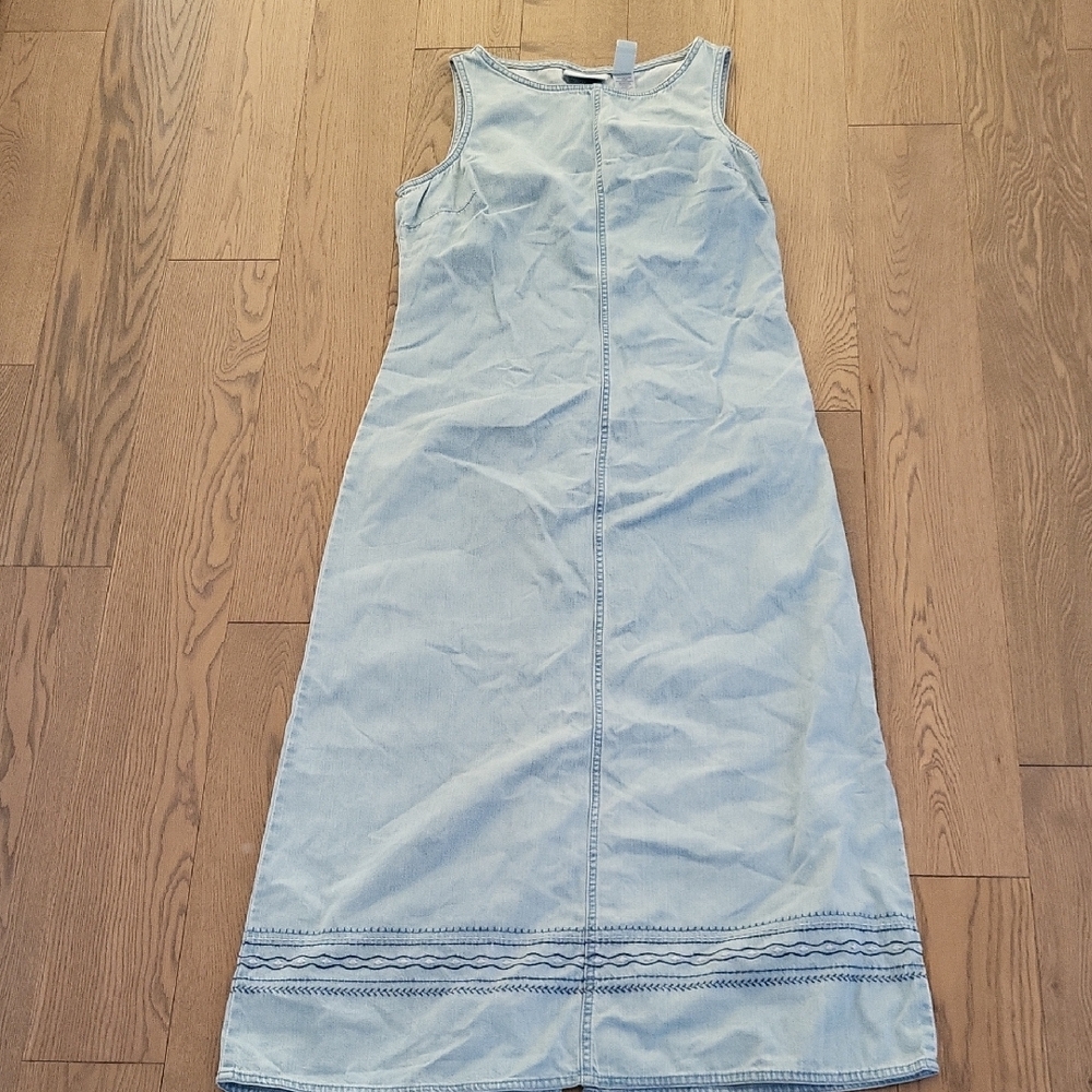 Liz Claiborne Blue Sleeveless Sheath Dress